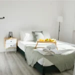 Clean and prepared vacation home bedroom ready for guests