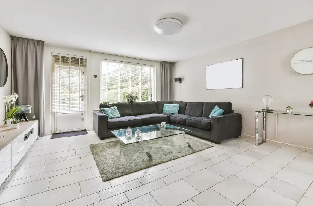 Difference between deep cleaning and regular cleaning in a living room