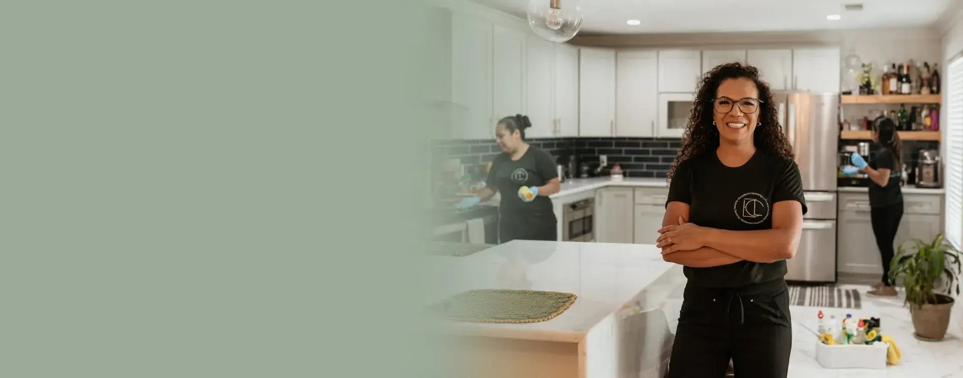 Excellent Cleaning LLC team providing professional house cleaning services in Charleston